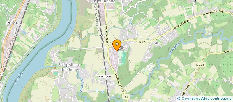 localisation de l'entreprise CONTROLE TECHNIQUE SN38  SAINT-CLAIR-DU-RHONE