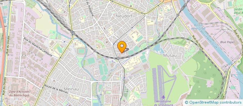 localisation de l'entreprise CONTROLE TECHNIQUE STRASBOURG NEUDORF  STRASBOURG