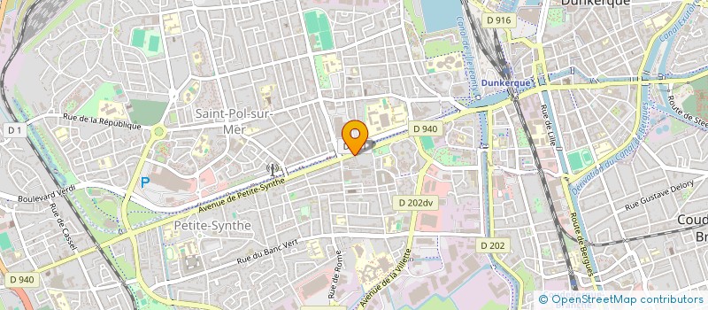 localisation de l'entreprise CONTROLE TECHNIQUE TAHAR à DUNKERQUE