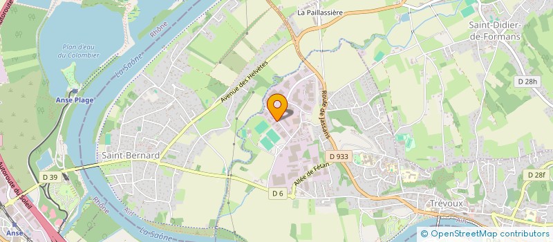 localisation de l'entreprise CONTROLE TECHNIQUE TREVOLTIEN  TREVOUX