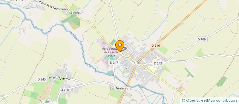 localisation de l'entreprise CONTROLE TECHNIQUE TRUNOIS à TRUN