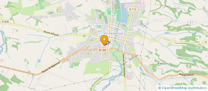 localisation de l'entreprise CONTROLE TECHNIQUE VICOIS à VIC-FEZENSAC