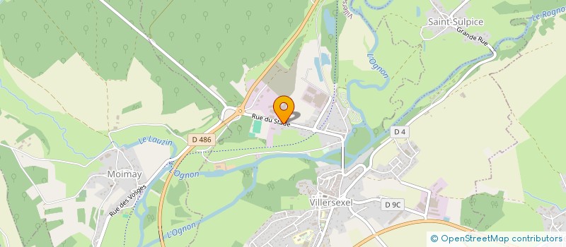 localisation de l'entreprise CONTROLE TECHNIQUE VILLERSEXEL  VILLERSEXEL