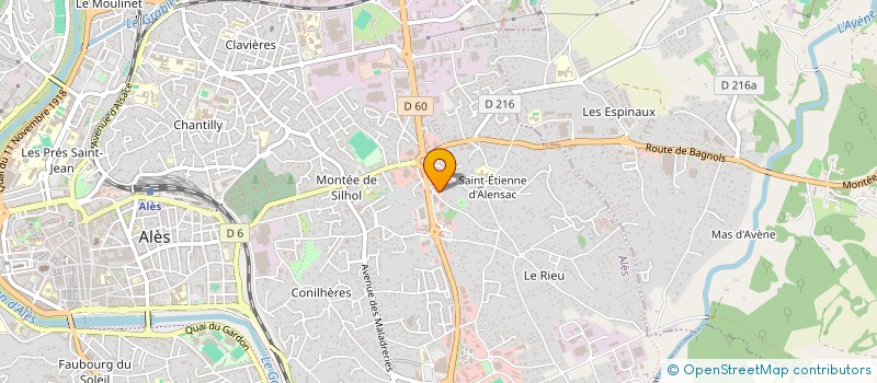 localisation de l'entreprise CONTROLE TREMOULET à ALES
