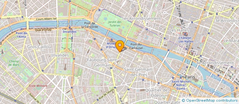 localisation de l'entreprise CONTROLE VOL ALARME ET SERRURERIE à PARIS