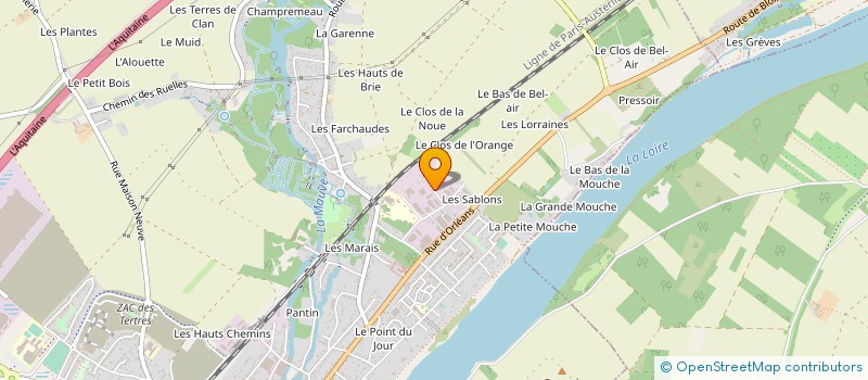 localisation de l'entreprise CONTROLES 45 à MEUNG-SUR-LOIRE
