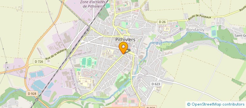 localisation de l'entreprise CONTROLES ET CONSEILS HABITAT à PITHIVIERS