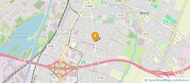 localisation de l'entreprise CONTROLES TECHNIQUES AUTOS MOTOS DE VALENCIENNES à VALENCIENNES