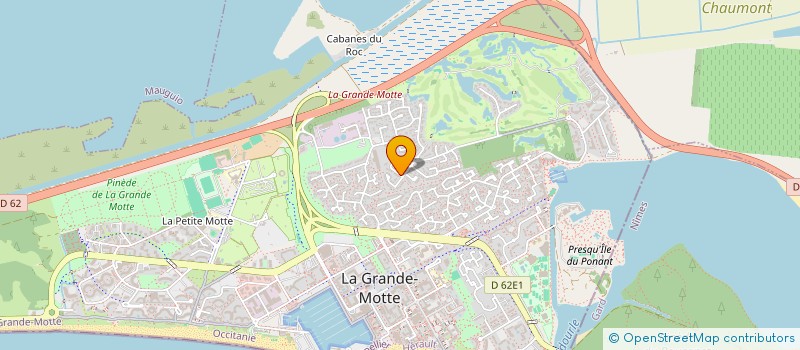 localisation de l'entreprise CONTROLES TECHNIQUES BATEAUX à LA GRANDE-MOTTE