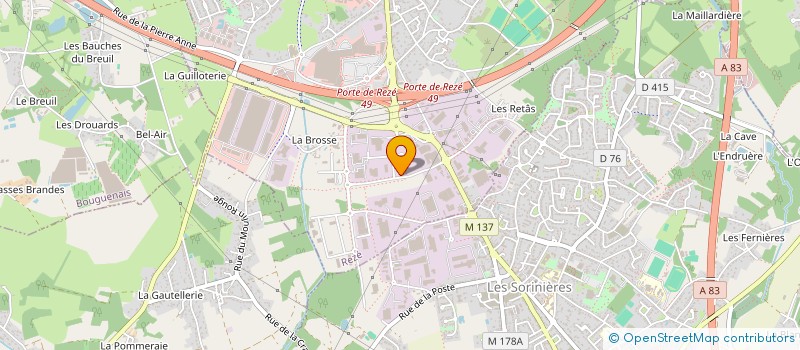 localisation de l'entreprise CONTROLETECHNIQUE.FR à REZE