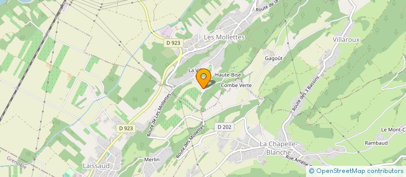 localisation de l'entreprise CONTROLIMMO  LES MOLLETTES