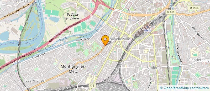 localisation de l'entreprise CONTROLIS à METZ