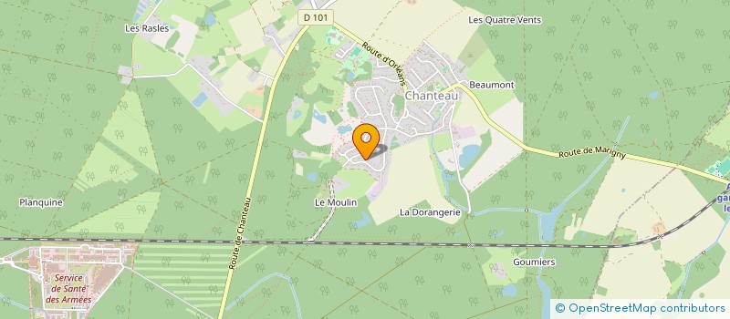 localisation de l'entreprise CONTROLIT à CHANTEAU
