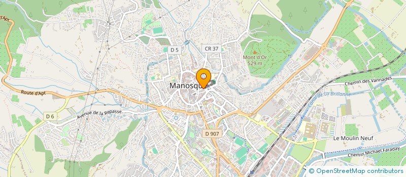 localisation de l'entreprise CONTROLYA à MANOSQUE
