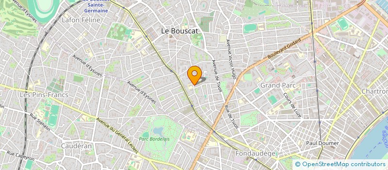 localisation de l'entreprise CONTROVERSE  LE BOUSCAT