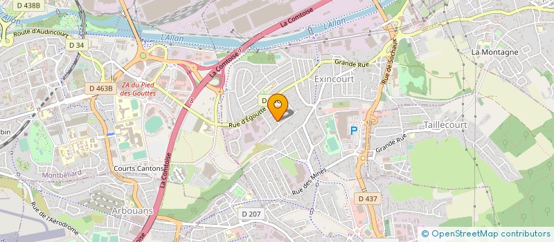 localisation de l'entreprise CONTU ELECTRICITE à EXINCOURT
