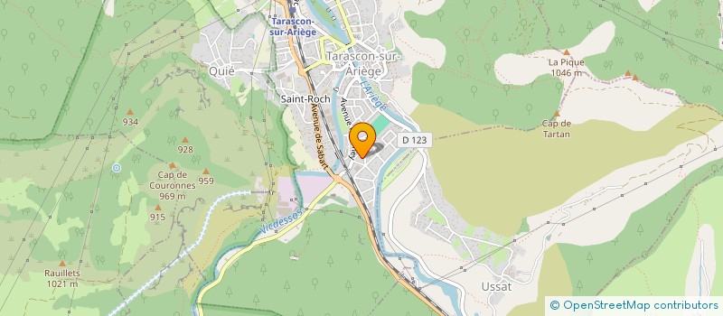 localisation de l'entreprise CONUCA à TARASCON-SUR-ARIEGE
