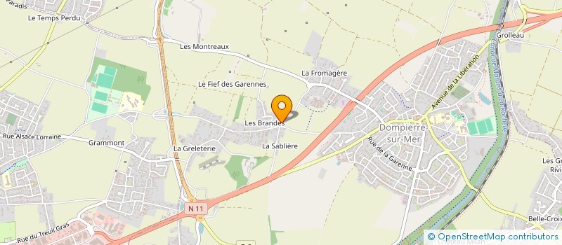 localisation de l'entreprise CONVEMAT  DOMPIERRE-SUR-MER