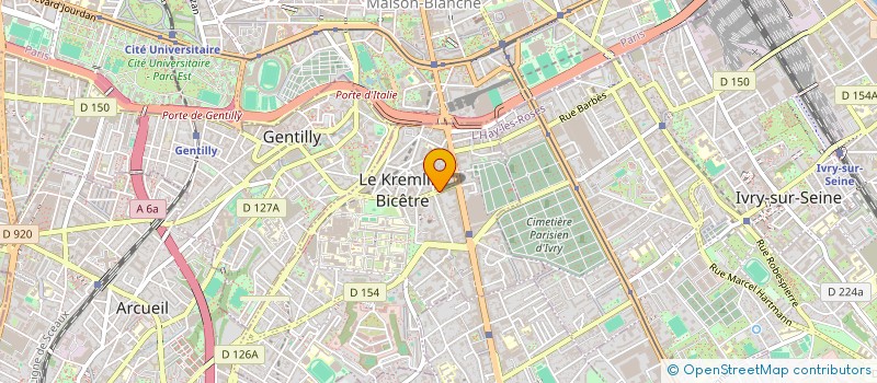 localisation de l'entreprise CONVENTION 11 à LE KREMLIN-BICETRE