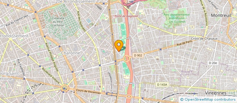 localisation de l'entreprise CONVENTION DYSA  LES LILAS