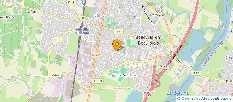 localisation de l'entreprise CONVENU  BELLEVILLE-EN-BEAUJOLAIS