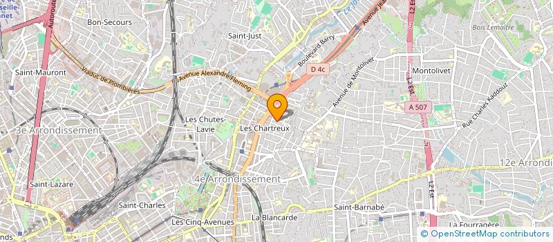 localisation de l'entreprise CONVERGENCE à MARSEILLE