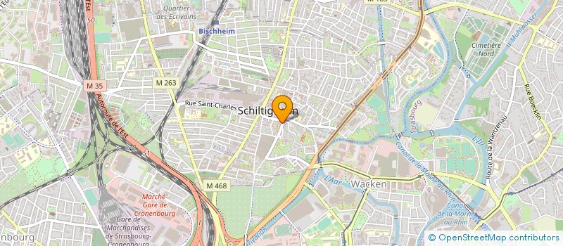 localisation de l'entreprise CONVERGENCE à SCHILTIGHEIM