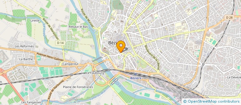 localisation de l'entreprise CONVERGENCE  NEUVILLE-SUR-SAONE