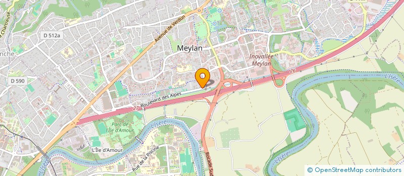 localisation de l'entreprise CONVERGENCE  BERNIN