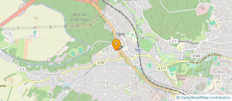 localisation de l'entreprise CONVERGENCE à IGNY