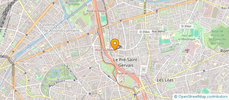 localisation de l'entreprise CONVERGENCE à LE PRE-SAINT-GERVAIS