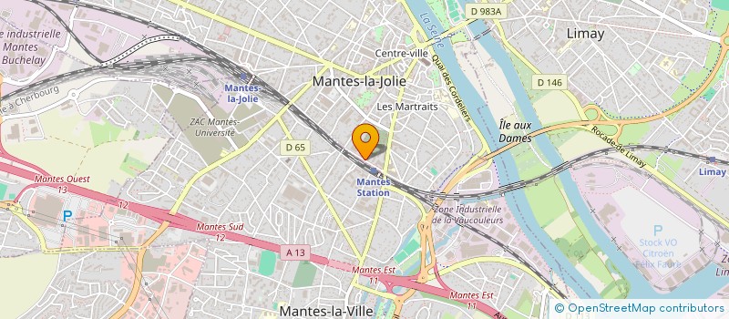 localisation de l'entreprise CONVERGENCE  MANTES-LA-JOLIE