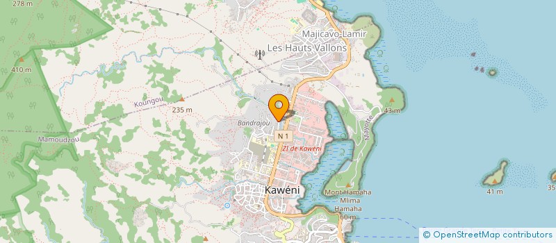 localisation de l'entreprise CONVERGENCE ACCES PROACTIVE DU NUMERIQUE à MAMOUDZOU