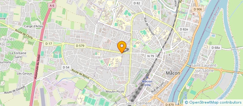 localisation de l'entreprise CONVERGENCE AUDIT CONSEILS à CHARNAY-LES-MACON