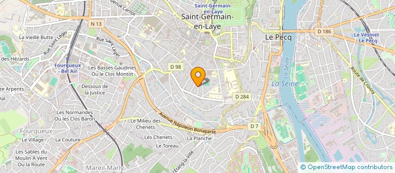 localisation de l'entreprise CONVERGENCE B2B  SAINT-GERMAIN-EN-LAYE