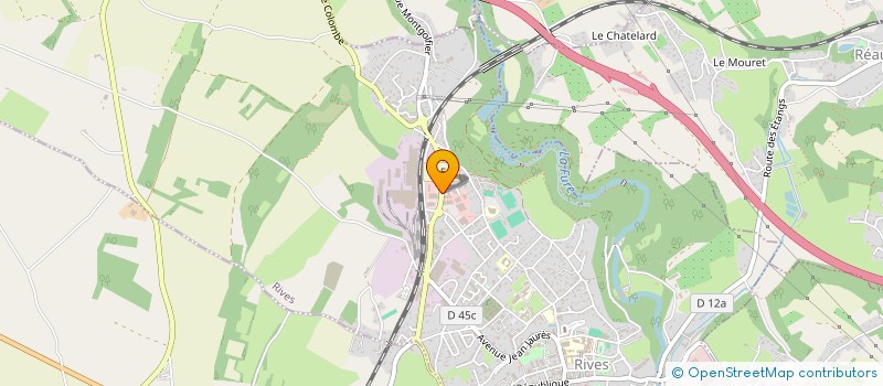 localisation de l'entreprise CONVERGENCE CONSEIL ET FORMATION  RIVES