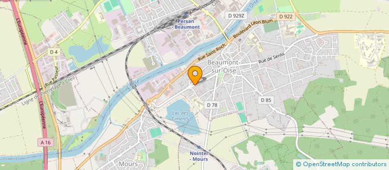 localisation de l'entreprise CONVERGENCE CONSULTING à BEAUMONT-SUR-OISE