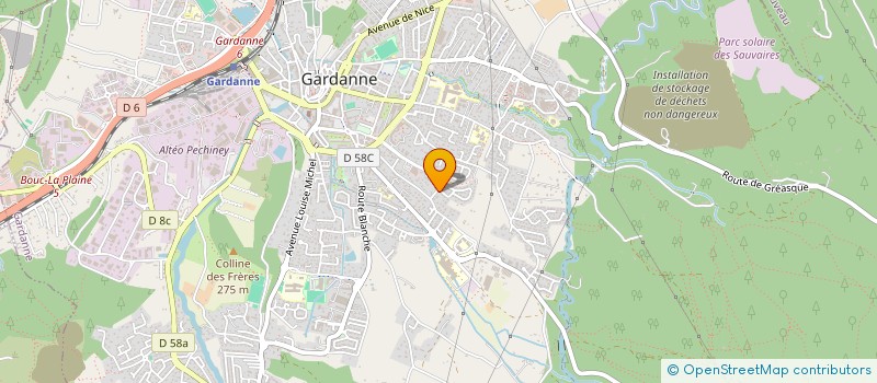 localisation de l'entreprise CONVERGENCE ECOLOGIQUE PAYS DE GARDANNE à GARDANNE