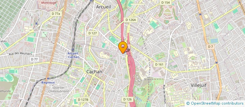 localisation de l'entreprise CONVERGENCE IMMOBILIER  CACHAN