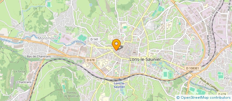 localisation de l'entreprise CONVERGENCE IMMOBILIER à LONS-LE-SAUNIER