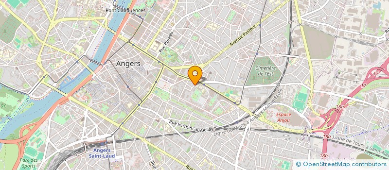 localisation de l'entreprise CONVERGENCE INITIATIVE VETERINAIRE ET DEVELOPPEMENT  ANGERS