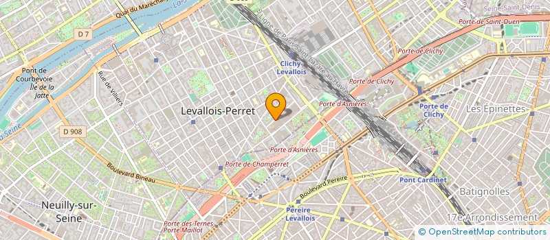 localisation de l'entreprise CONVERGENCE MEDIA à LEVALLOIS-PERRET