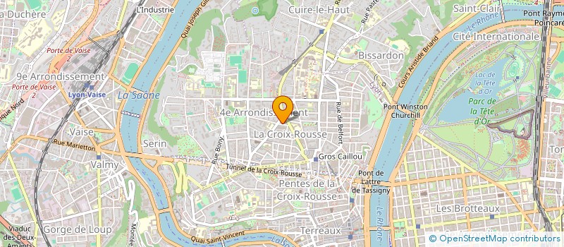 localisation de l'entreprise CONVERGENCE MEDIA à LYON
