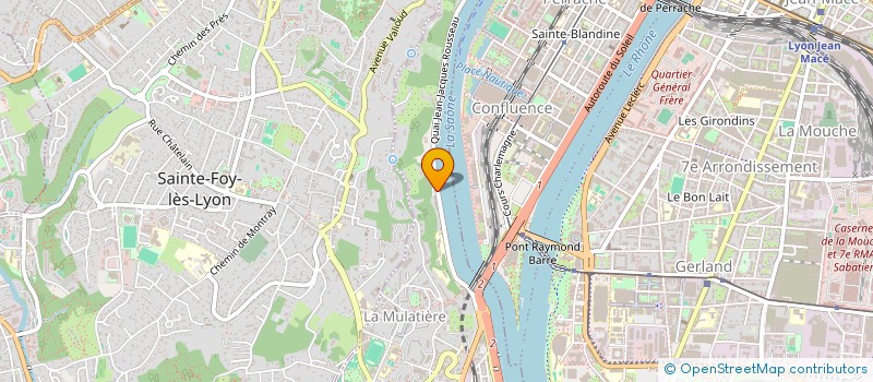 localisation de l'entreprise CONVERGENCE SAINT PAUL  LA MULATIERE