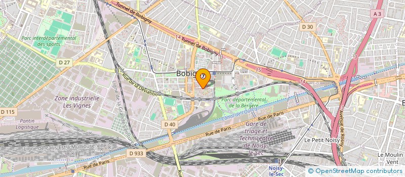 localisation de l'entreprise CONVERGENCE SOUTIEN PARTAGE PLUS (CSP+)  BOBIGNY