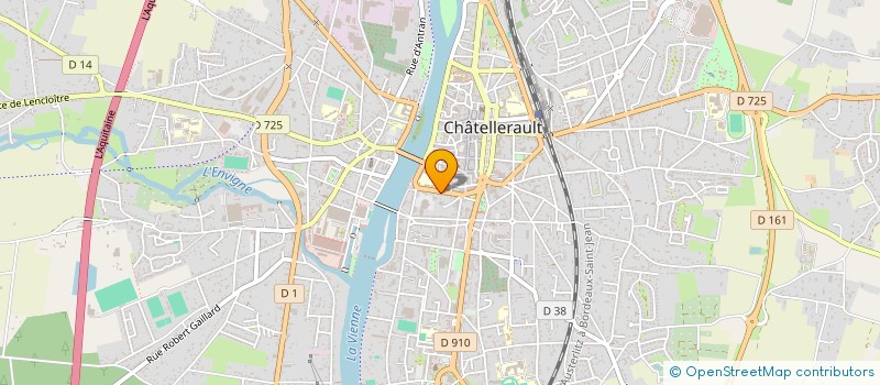 localisation de l'entreprise CONVERGENCE TELECOM  CHATELLERAULT