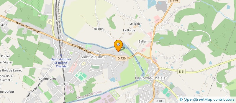 localisation de l'entreprise CONVERGENCE Y. ALGAN  SAINT-AIGULIN