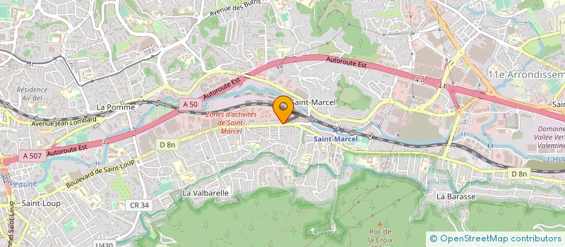 localisation de l'entreprise CONVERGENCES à MARSEILLE