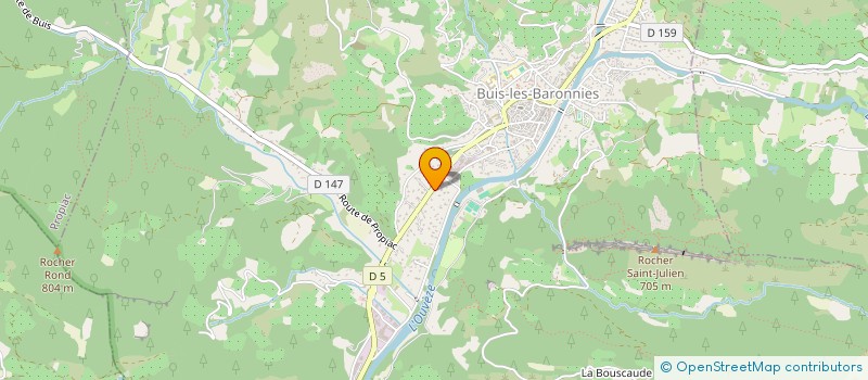 localisation de l'entreprise CONVERGENCES à BUIS-LES-BARONNIES