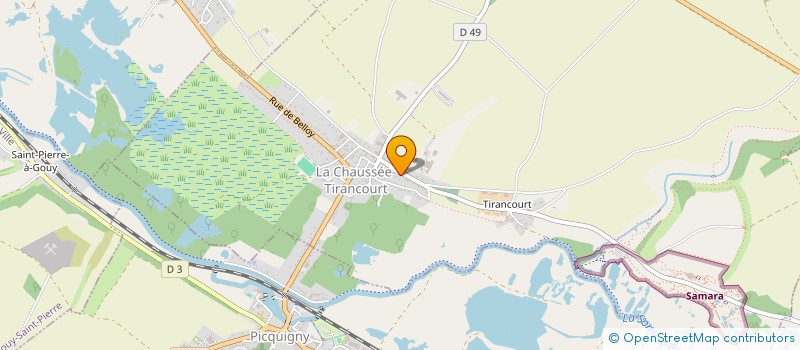 localisation de l'entreprise CONVERGENCES à LA CHAUSSEE-TIRANCOURT